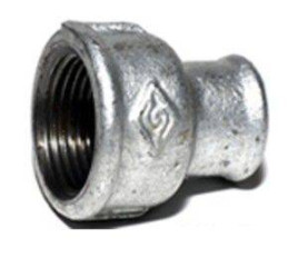 Муфта переходная оцинкованная 3/4"-1/2"