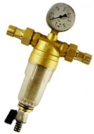 Фильтр промывной с манометром TIM (хол. вода) 3/4"